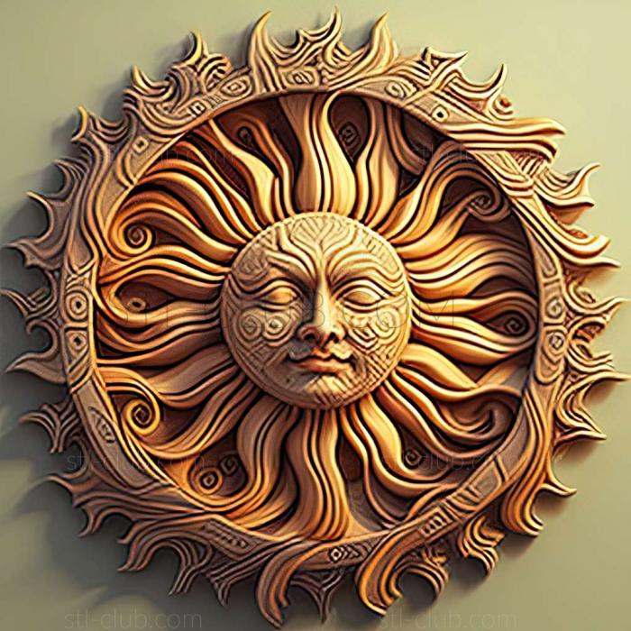 3D model sun (STL)